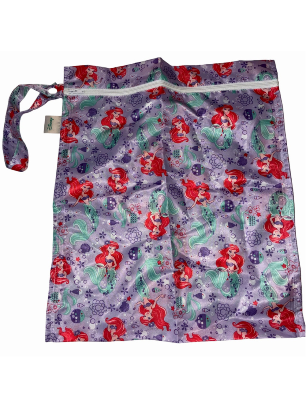 Disney The Little Mermaid Ariel Travel Wet Bag Purple Green